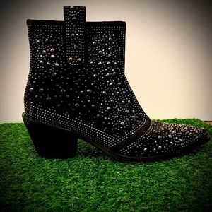 Rhinestone Cowboy Boots Sz 11
